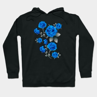 Blue Roses Hoodie